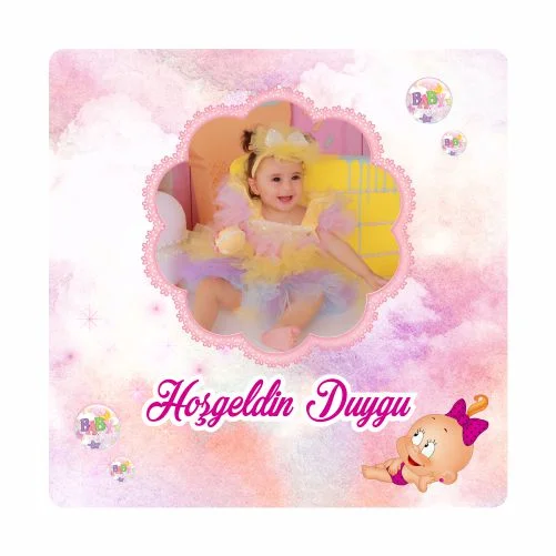 Yeni Doğan Temalı Doğum Günü Magneti